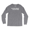 i'm not short i'm fun sized, funny Long Sleeve Shirts