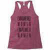 empowered women 3 Racerback Tank