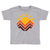 sunset mountain Toddler T-shirt