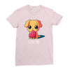 puppy love Ladies Fitted T-Shirt