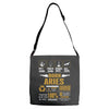 Born Aries Multitasking Problem Solving Tees Adjustable Strap Totes