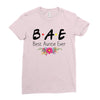 Bae Best Auntie Ever Friends Tv Show Parody Ladies Fitted T-Shirt