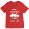 daddy and daughter  always heart to heart V-Neck Tee