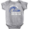 I Don't Care How Many Miles Per Gallon Baby Onesie