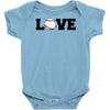 love baseball Baby Onesie
