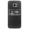 audio cassette 80's 90's party hip hop nostalgia retro Samsung Galaxy S7 Edge Case