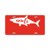 Uncle Shark License Plate