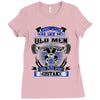 old man was your first mistake Ladies Fitted T-Shirt
