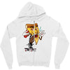 pizza smoking (2) Zipper Hoodie