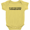 clients think i'm working web site Baby Bodysuit