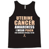 Uterine Cancer Awareness I Wear Peach For Some Special To Me Tank Top