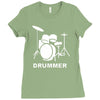 drummer Ladies Fitted T-Shirt