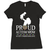proud Autism  mom Ladies Fitted T-Shirt