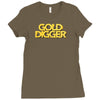 gold digger Ladies Fitted T-Shirt