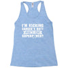 I Am Kicking Cancers Butt Whats Your Superpower? Racerback Tank