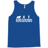 be nice to fat people bear chase funny pub joke Tank Top