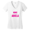 Only The Best Moms Get Promoted To Abuela Women's V-Neck T-Shirt