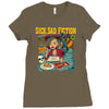 sick sad fiction Ladies Fitted T-Shirt
