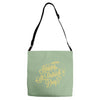 happy st patrick's day Adjustable Strap Totes