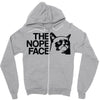 nope Zipper Hoodie