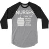 nurses can tap more than just veins 3/4 Sleeve Shirt