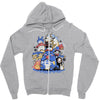 creatures spirits and friends Zipper Hoodie