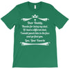 Dear Daddy, Thanks for Being my Dad Baby Boy Letter to Father T-Shirt