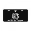 pets shih tzu License Plate