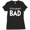 andi warlor bad Ladies Fitted T-Shirt