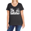 golf father Ladies Curvy T-Shirt