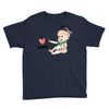 Cute Baby Painter's Mom Love Youth Tee