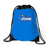 i am not insane Drawstring Bags