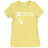 i dont like clowns tfunny Ladies Fitted T-Shirt