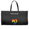 Worth The Wait Baby Foot Weekender Totes