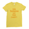 free candy Ladies Fitted T-Shirt