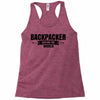 Backpacker Explore The World Racerback Tank