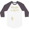muggle on board maternity 3/4 Sleeve Shirt