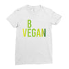 be vegan Ladies Fitted T-Shirt