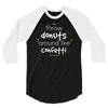 throw donuts 3/4 Sleeve Shirt