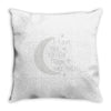i love you to the moon and back babygrow Throw Pillow