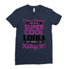 i never dreamed i would be a super cool libra but here i am killing it Ladies Fitted T-Shirt