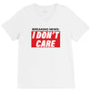 Breaking News i Don't Care V-Neck Tee
