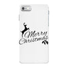 merry christmas flower iPhone 7 Case