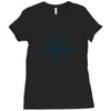compass sun Ladies Fitted T-Shirt