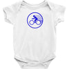 fast speed bicycle bike biking sport athlete geek gift idea tee shirt Baby Onesie