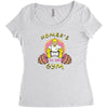 homer's gym Women's Triblend Scoop T-shirt