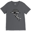 zombie eating brains V-Neck Tee