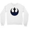 rebel logo with space pattern Crewneck Sweatshirt
