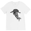 zombie eating brains V-Neck Tee