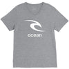 surfing ocean V-Neck Tee